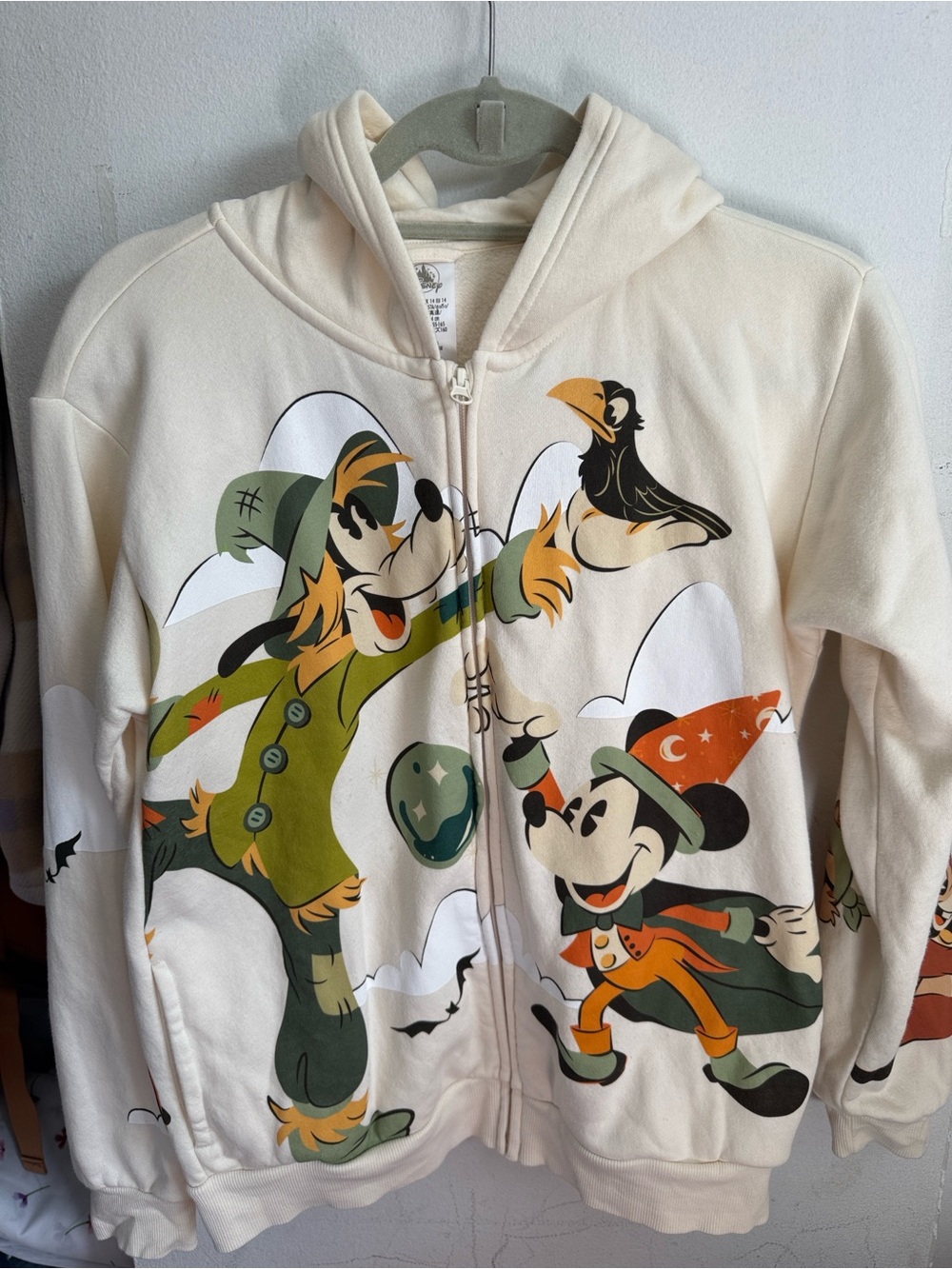 Disney Store Halloween Zippered Hoodie
